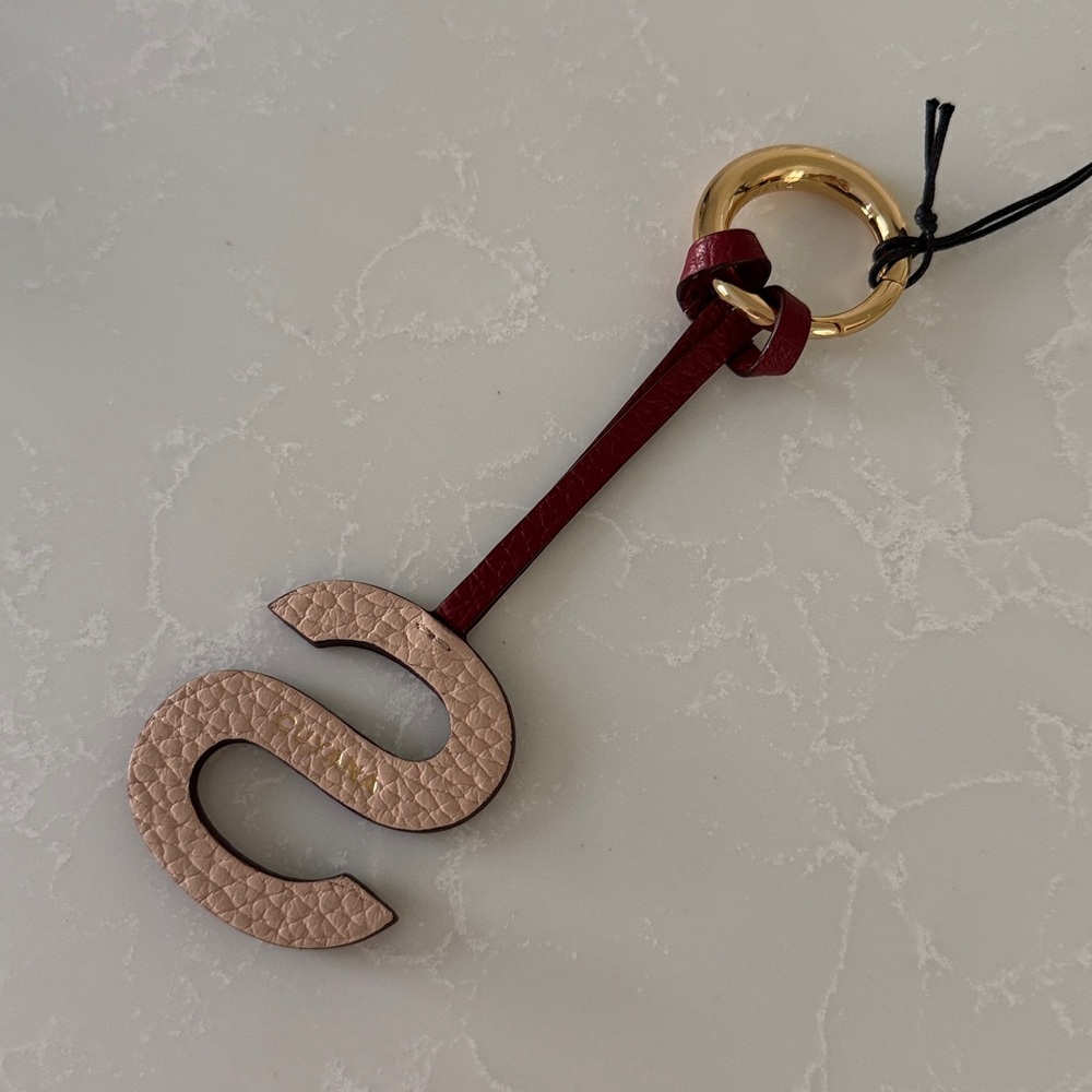 NWT Cuyana "S" Keychain / Bag Charm - Picture 3 of 6